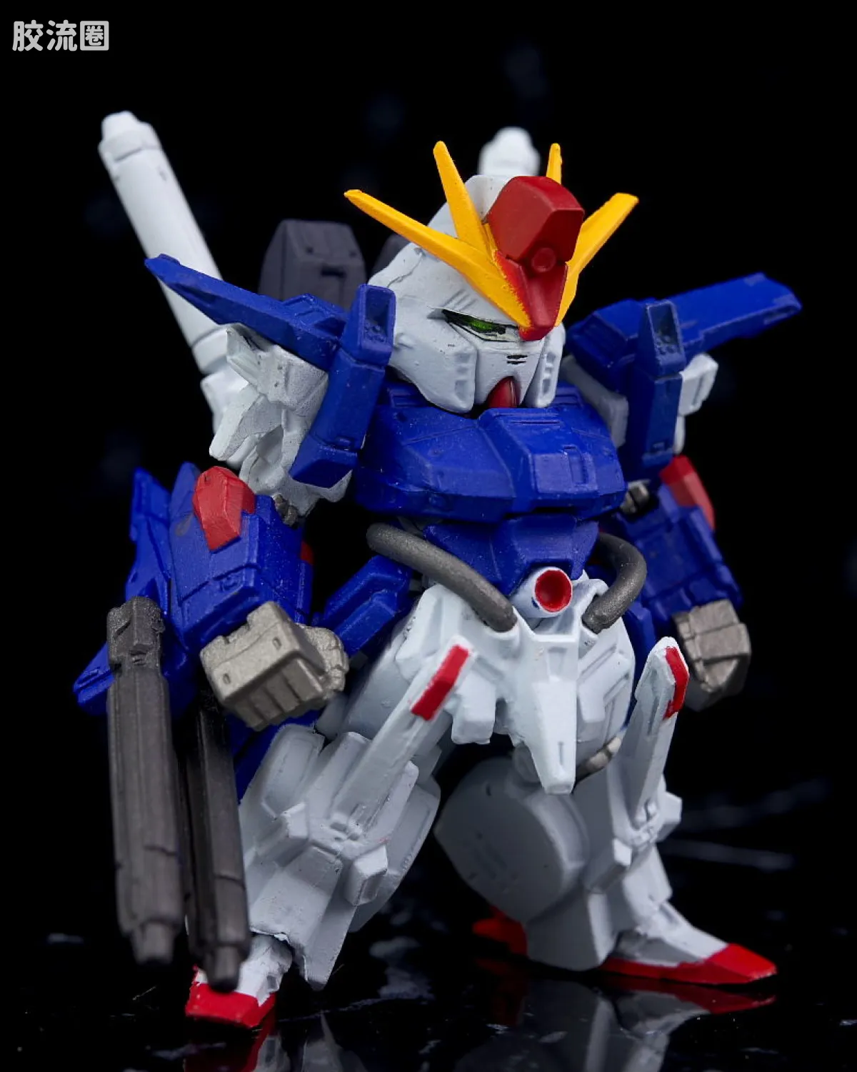 新FW系列食玩 GUNDAM CONVERGE EX EX21 全装甲ZZ高达 - 图片