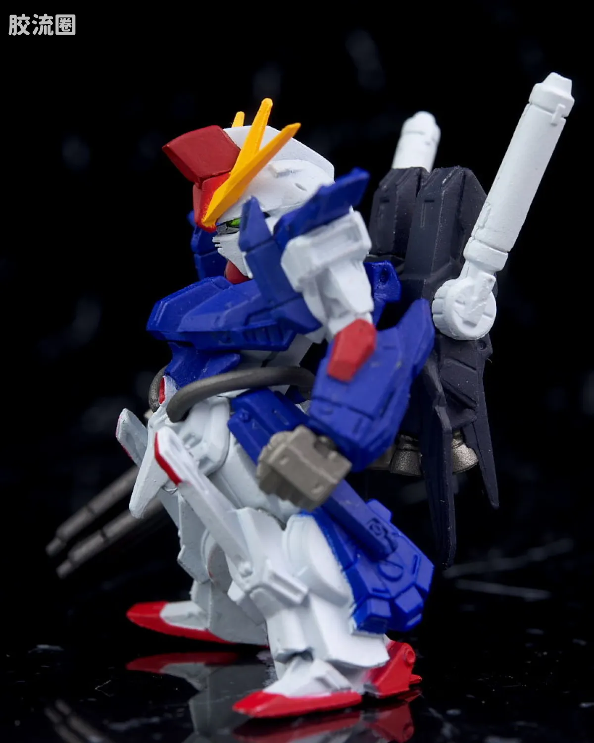 新FW系列食玩 GUNDAM CONVERGE EX EX21 全装甲ZZ高达 - 图片