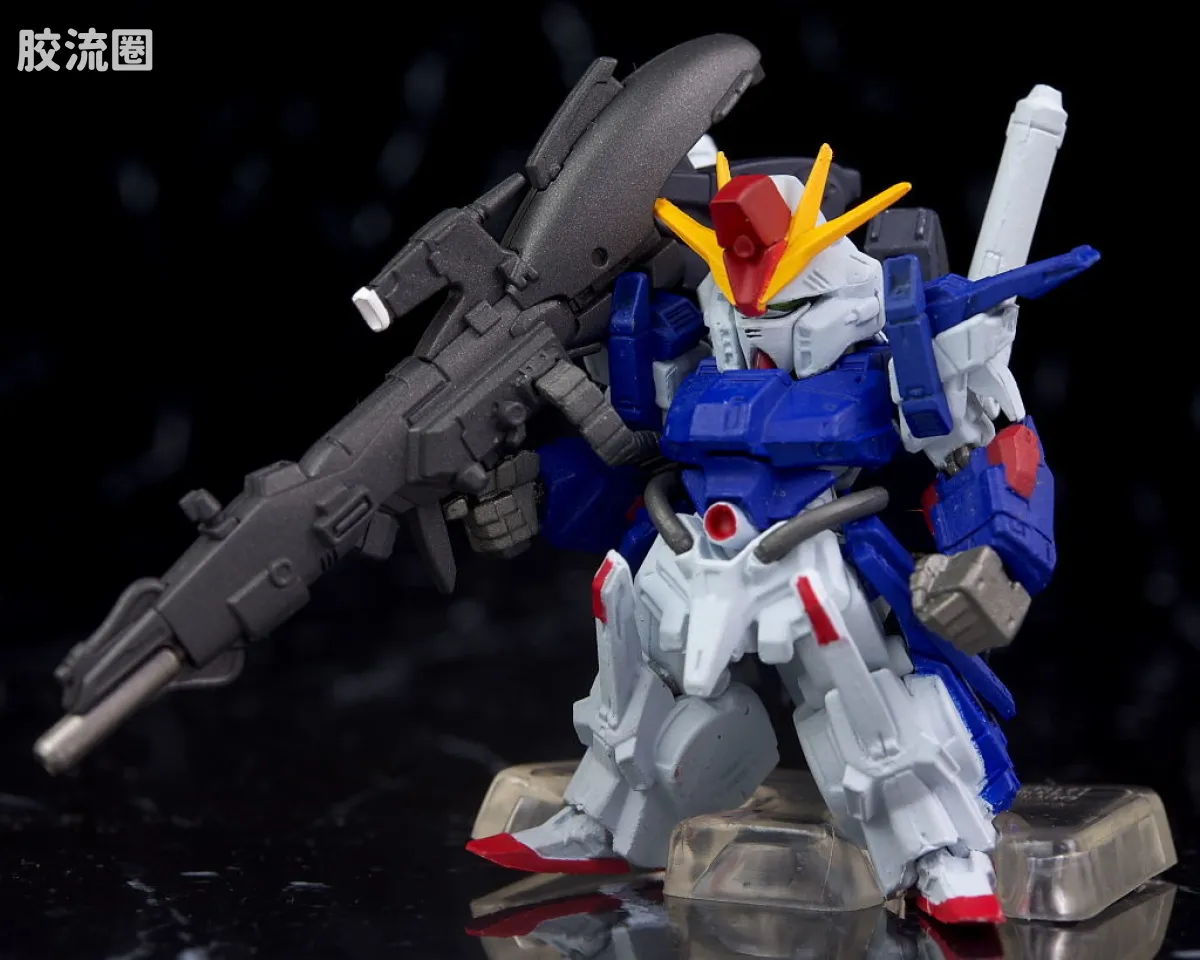 新FW系列食玩 GUNDAM CONVERGE EX EX21 全装甲ZZ高达 - 图片