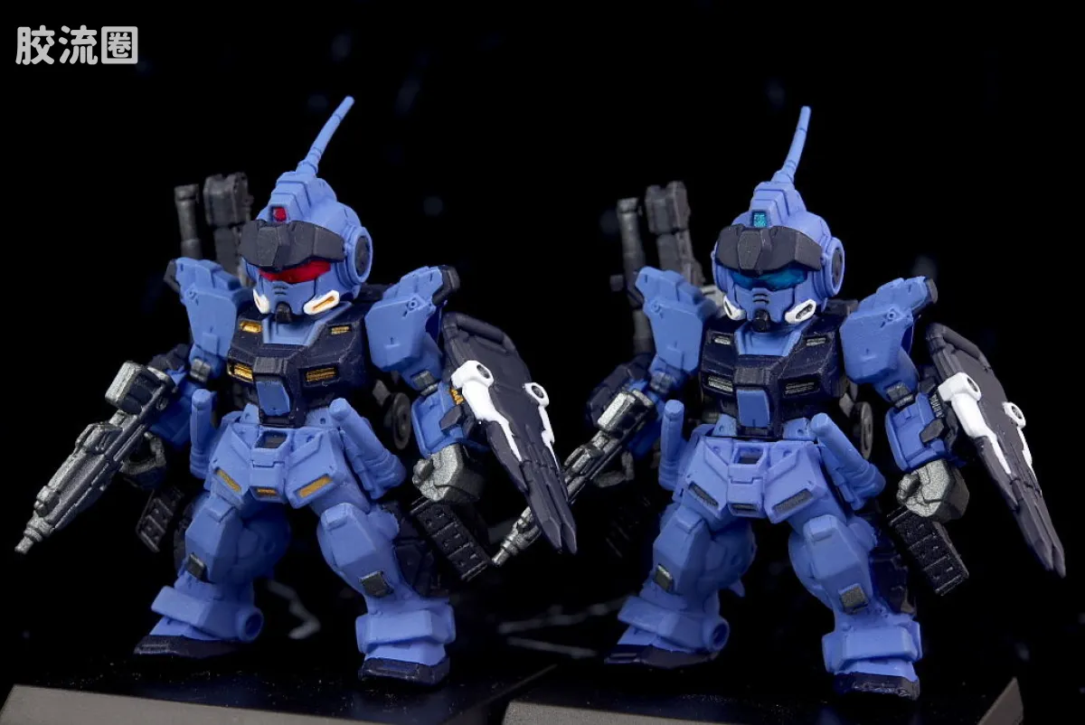 新FW系列食玩 GUNDAM CONVERGE EX EX26 苍白骑士 [空间战&陆战重装 套装] - 图片