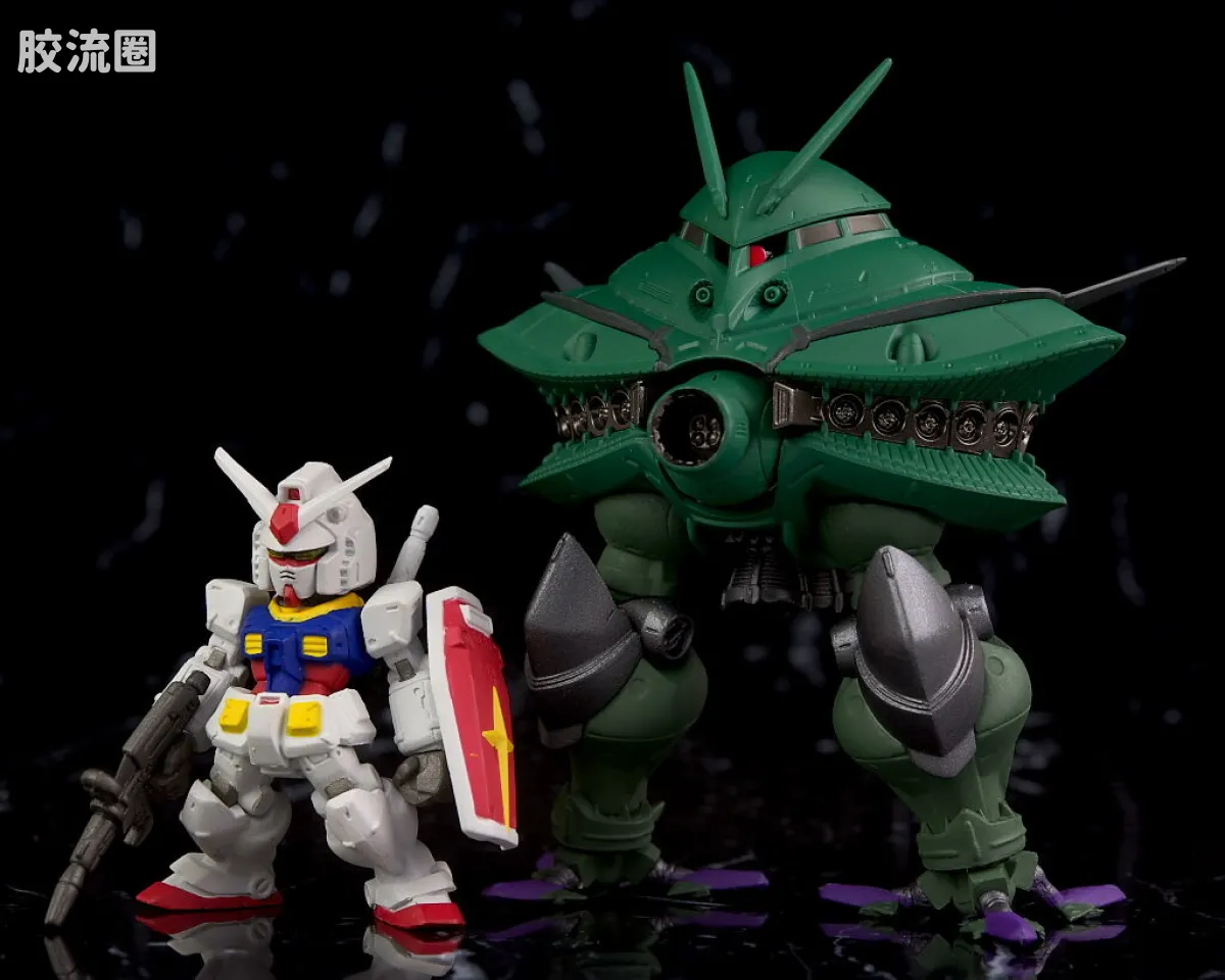 新FW系列食玩 GUNDAM CONVERGE EX EX29 大扎姆&核心喷射战机 - 图片