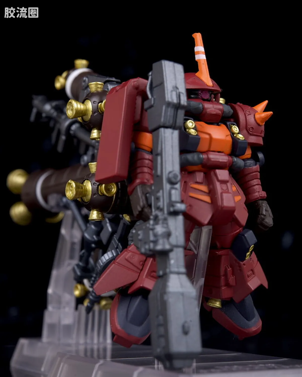 新FW系列食玩 GUNDAM CONVERGE EX EX32 扎古Ⅱ高机动型“精神力扎古” - 图片