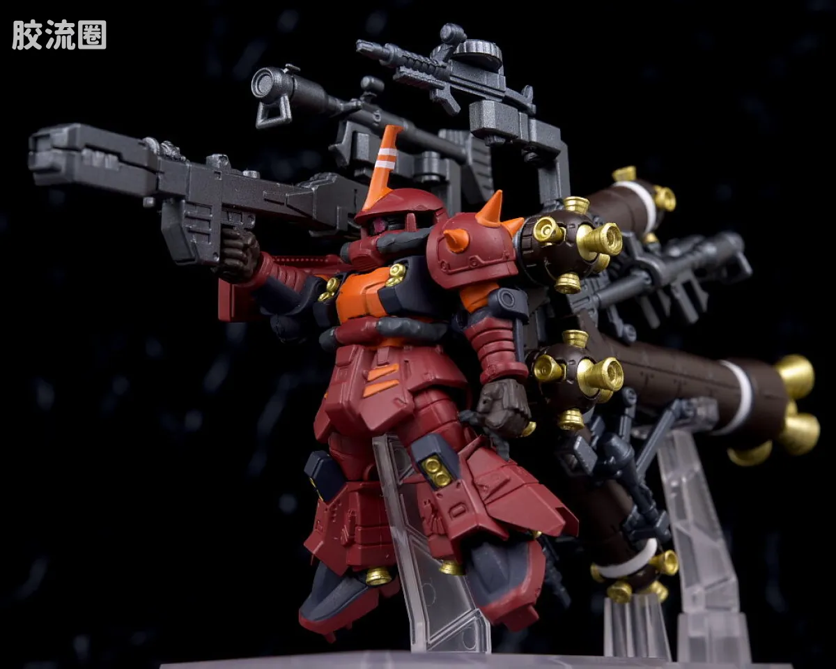 新FW系列食玩 GUNDAM CONVERGE EX EX32 扎古Ⅱ高机动型“精神力扎古” - 图片