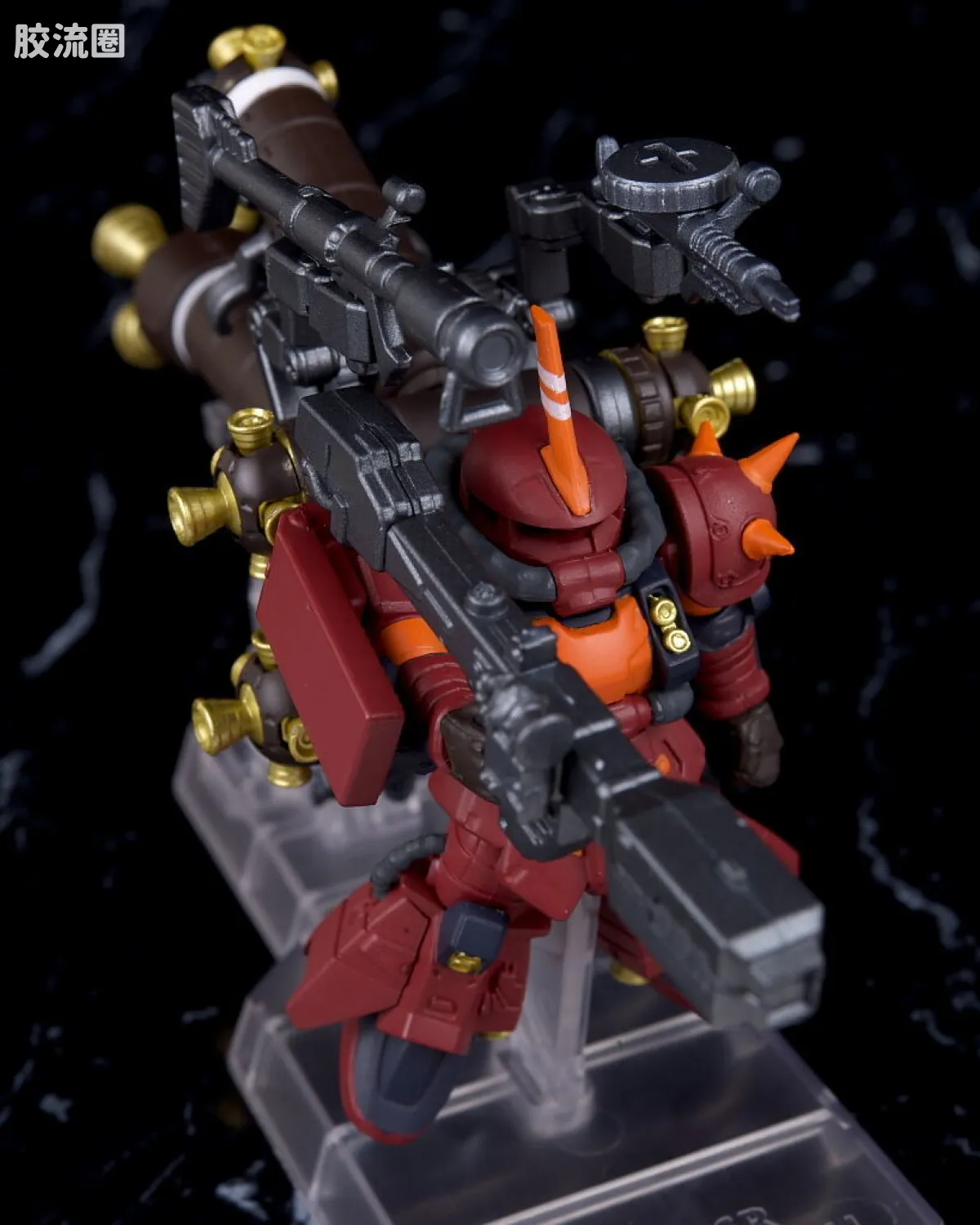 新FW系列食玩 GUNDAM CONVERGE EX EX32 扎古Ⅱ高机动型“精神力扎古” - 图片