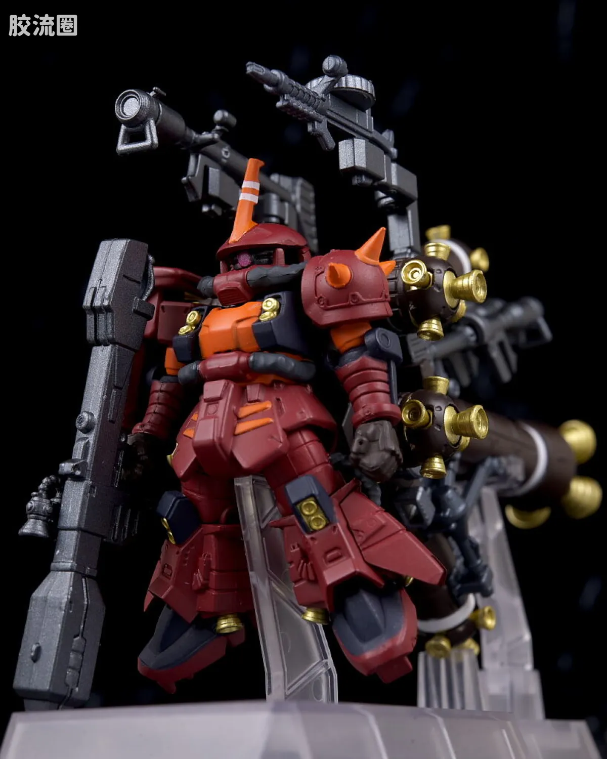 新FW系列食玩 GUNDAM CONVERGE EX EX32 扎古Ⅱ高机动型“精神力扎古” - 图片