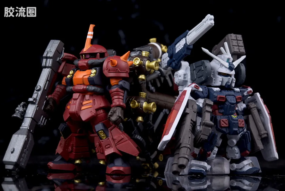 新FW系列食玩 GUNDAM CONVERGE EX EX32 扎古Ⅱ高机动型“精神力扎古” - 图片
