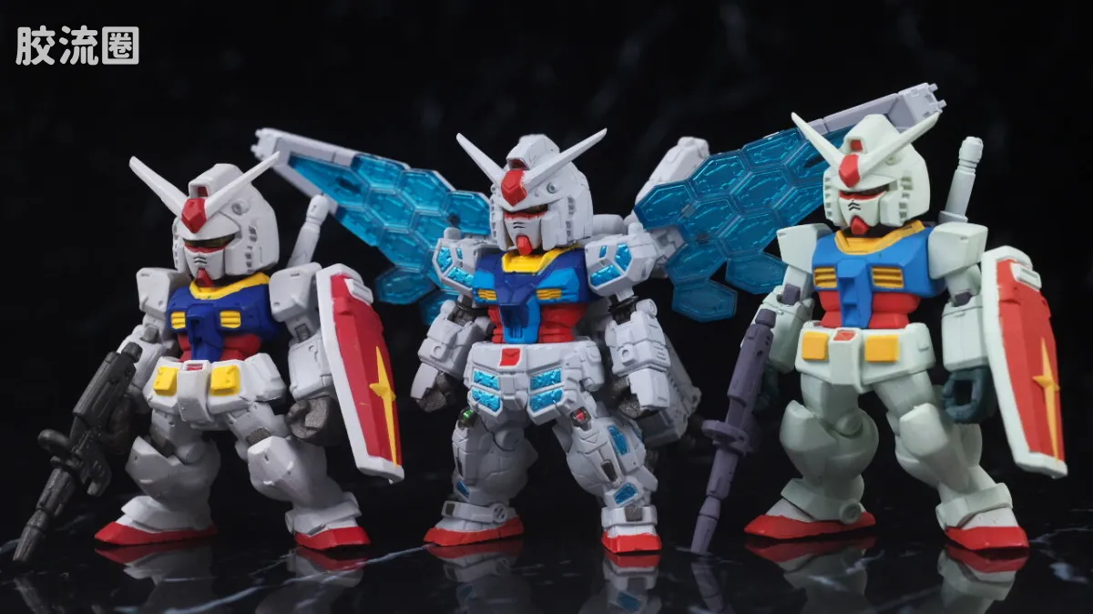 新FW系列食玩 GUNDAM CONVERGE 限定&特别版 RX-78F00/E 高达 - 图片