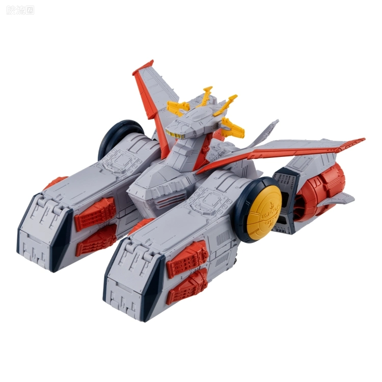 新FW系列食玩 GUNDAM CONVERGE Space Battleship 白色基地号(剧场版海报印象配色ver.) - 图片