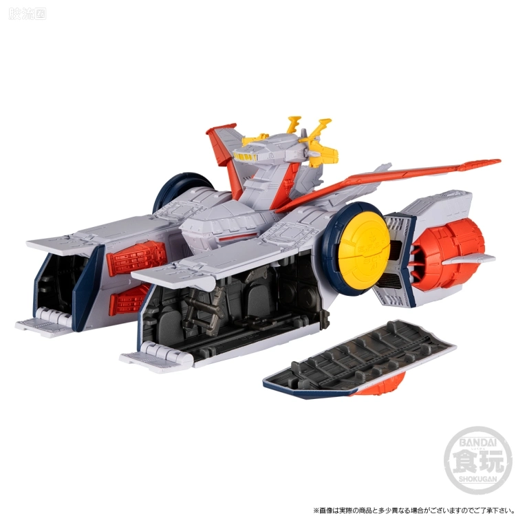 新FW系列食玩 GUNDAM CONVERGE Space Battleship 白色基地号(剧场版海报印象配色ver.) - 图片