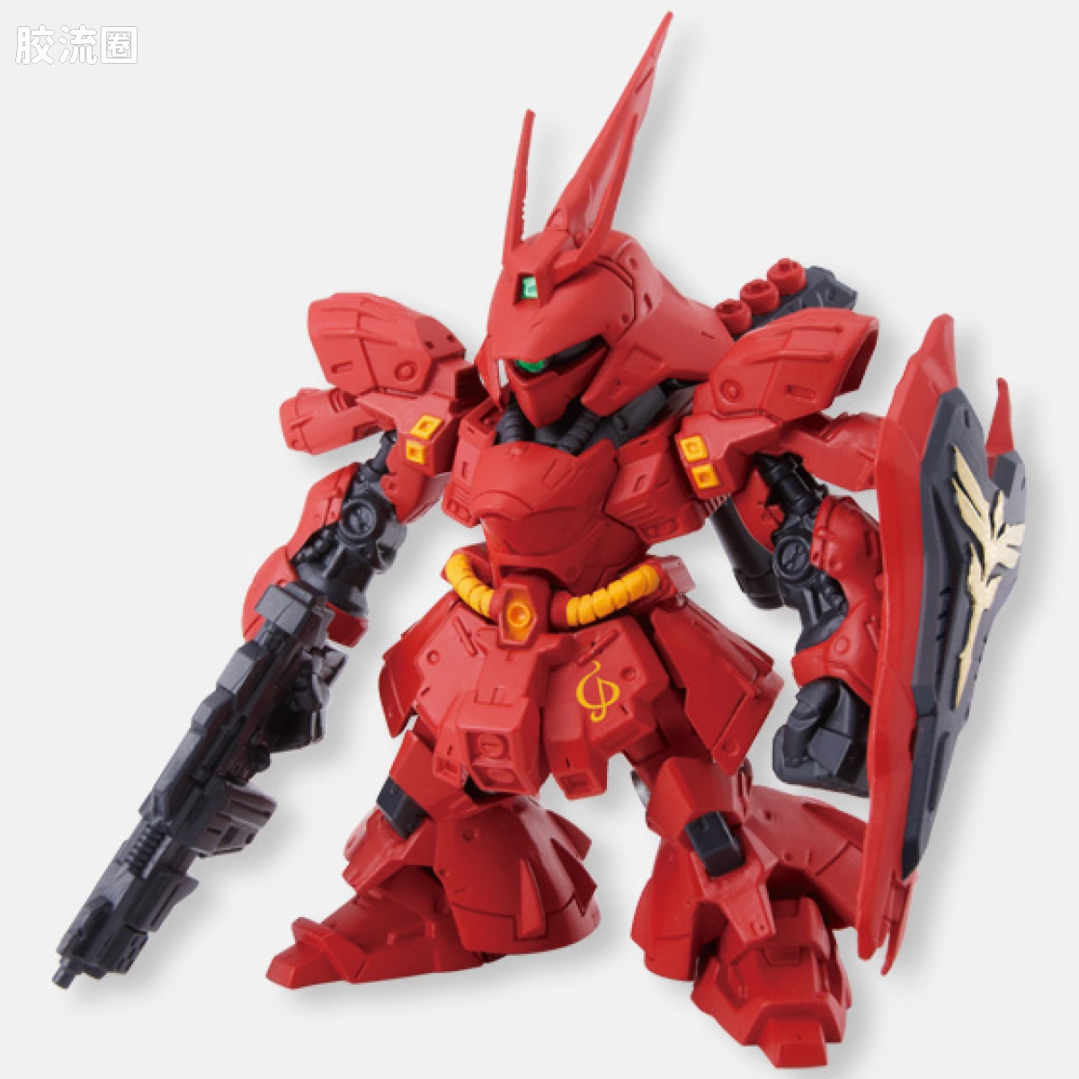 新FW系列食玩 GUNDAM CONVERGE SP SP-01 ν高达VS沙扎比 金属色Ver. - 图片
