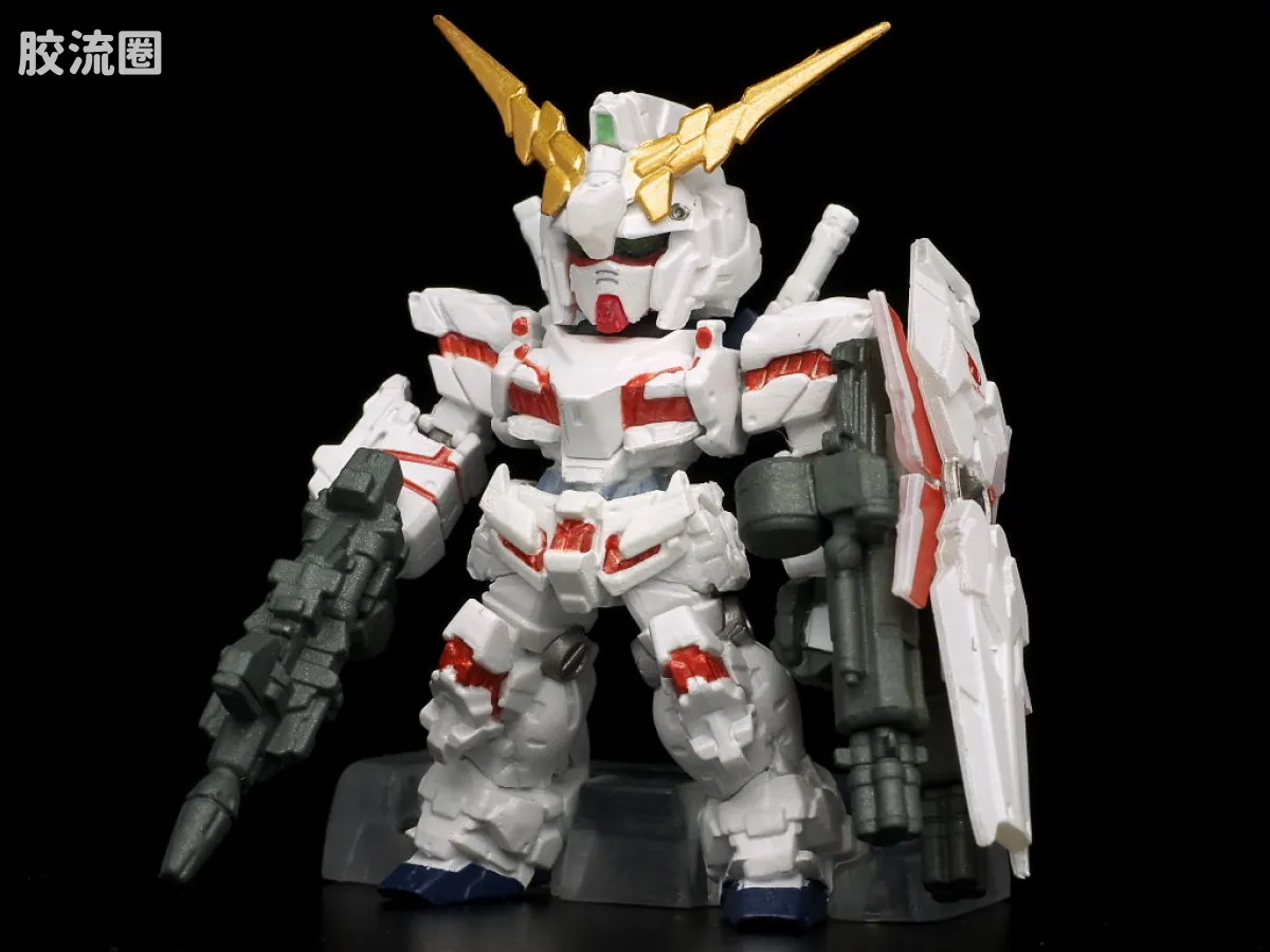 新FW系列食玩 GUNDAM CONVERGE SP SP02 独角兽VS新安洲 - 图片