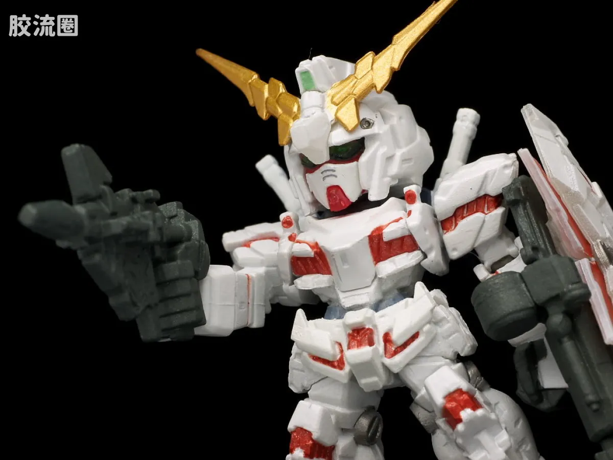 新FW系列食玩 GUNDAM CONVERGE SP SP02 独角兽VS新安洲 - 图片