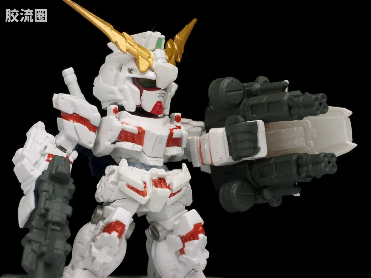 新FW系列食玩 GUNDAM CONVERGE SP SP02 独角兽VS新安洲 - 图片