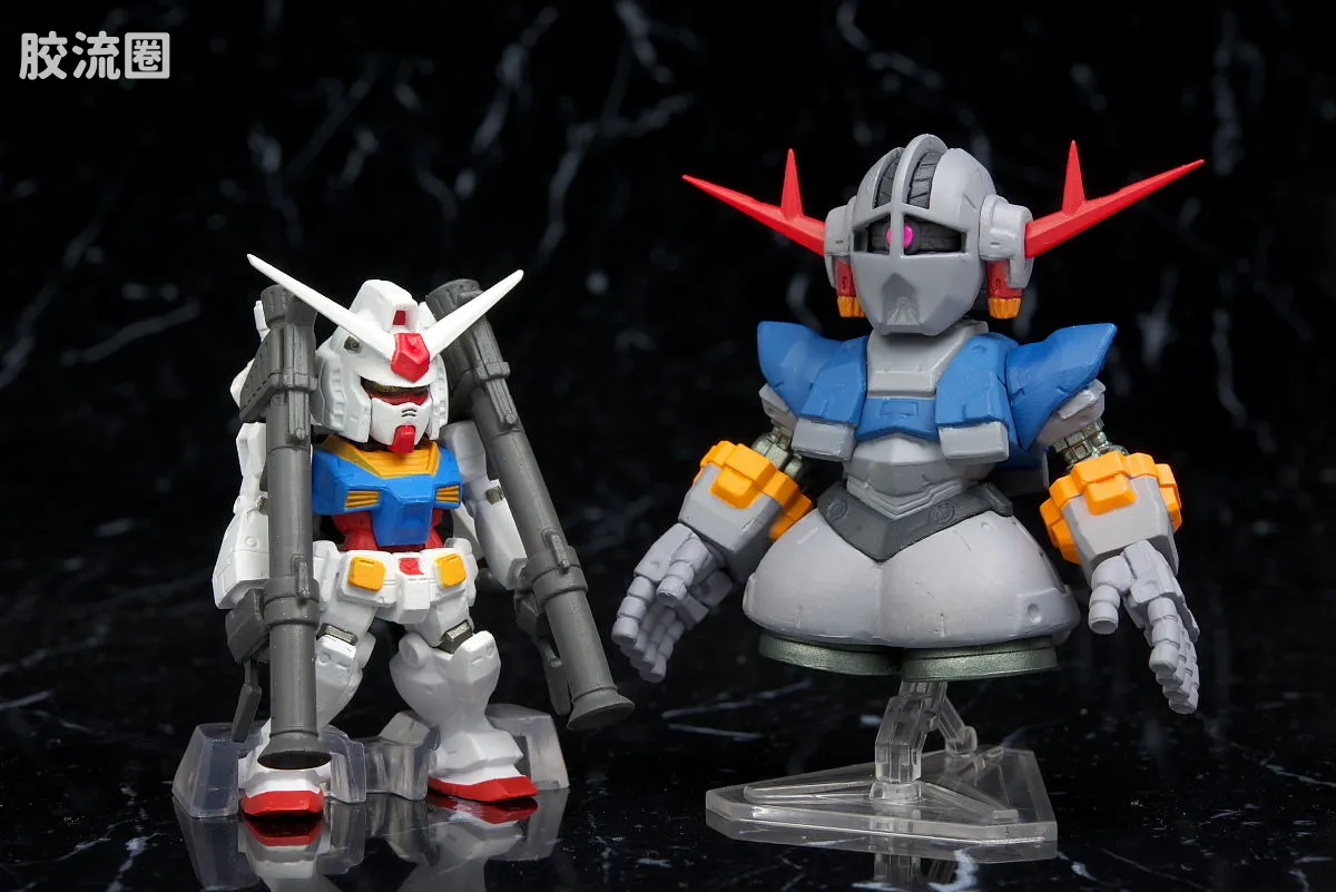 新FW系列食玩 GUNDAM CONVERGE SP SP-03 RX-78-2 VS 吉恩号 - 图片