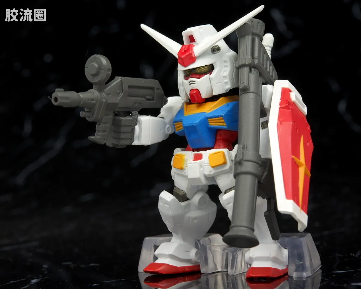 新FW系列食玩 GUNDAM CONVERGE SP SP-03 RX-78-2 VS 吉恩号 - 图片