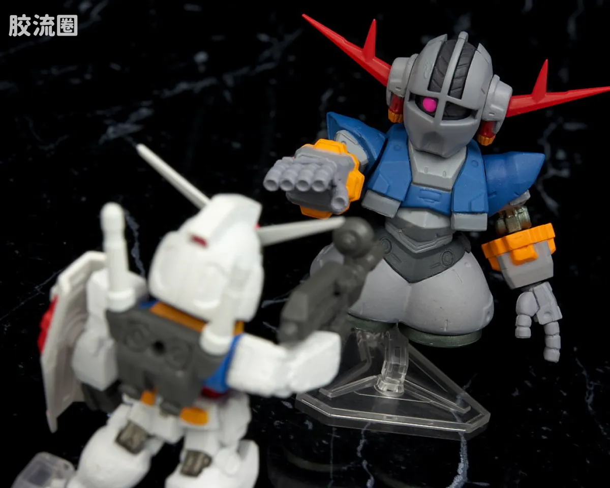 新FW系列食玩 GUNDAM CONVERGE SP SP-03 RX-78-2 VS 吉恩号 - 图片