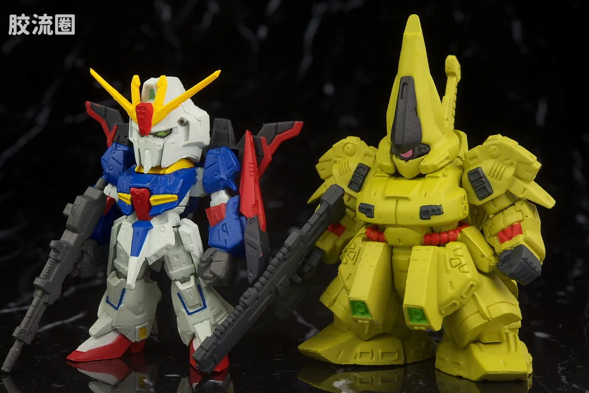 新FW系列食玩 GUNDAM CONVERGE SP SP-06 Z高达 VS 铁奥 - 图片