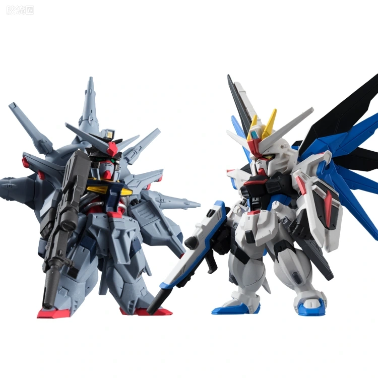 新FW系列食玩 GUNDAM CONVERGE SP SP-07 神意高达&自由高达 - 图片