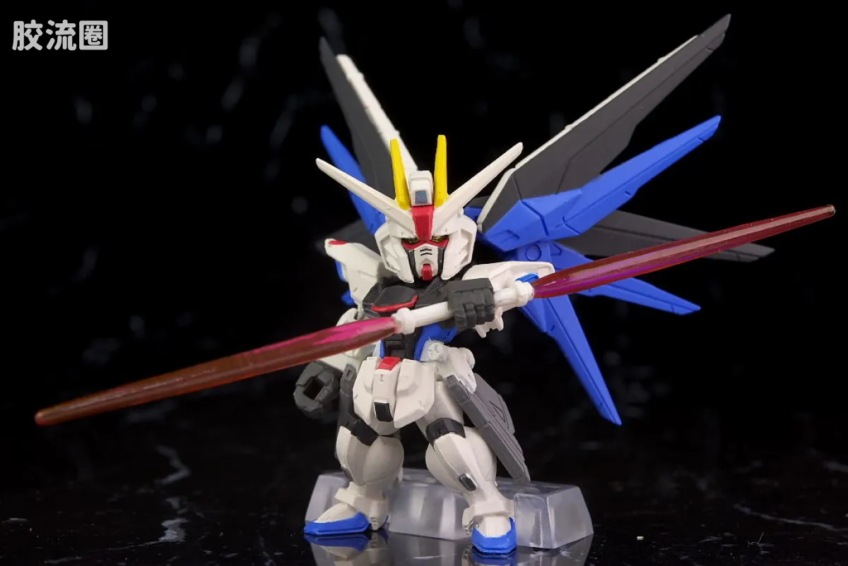 新FW系列食玩 GUNDAM CONVERGE SP SP-07 神意高达&自由高达 - 图片