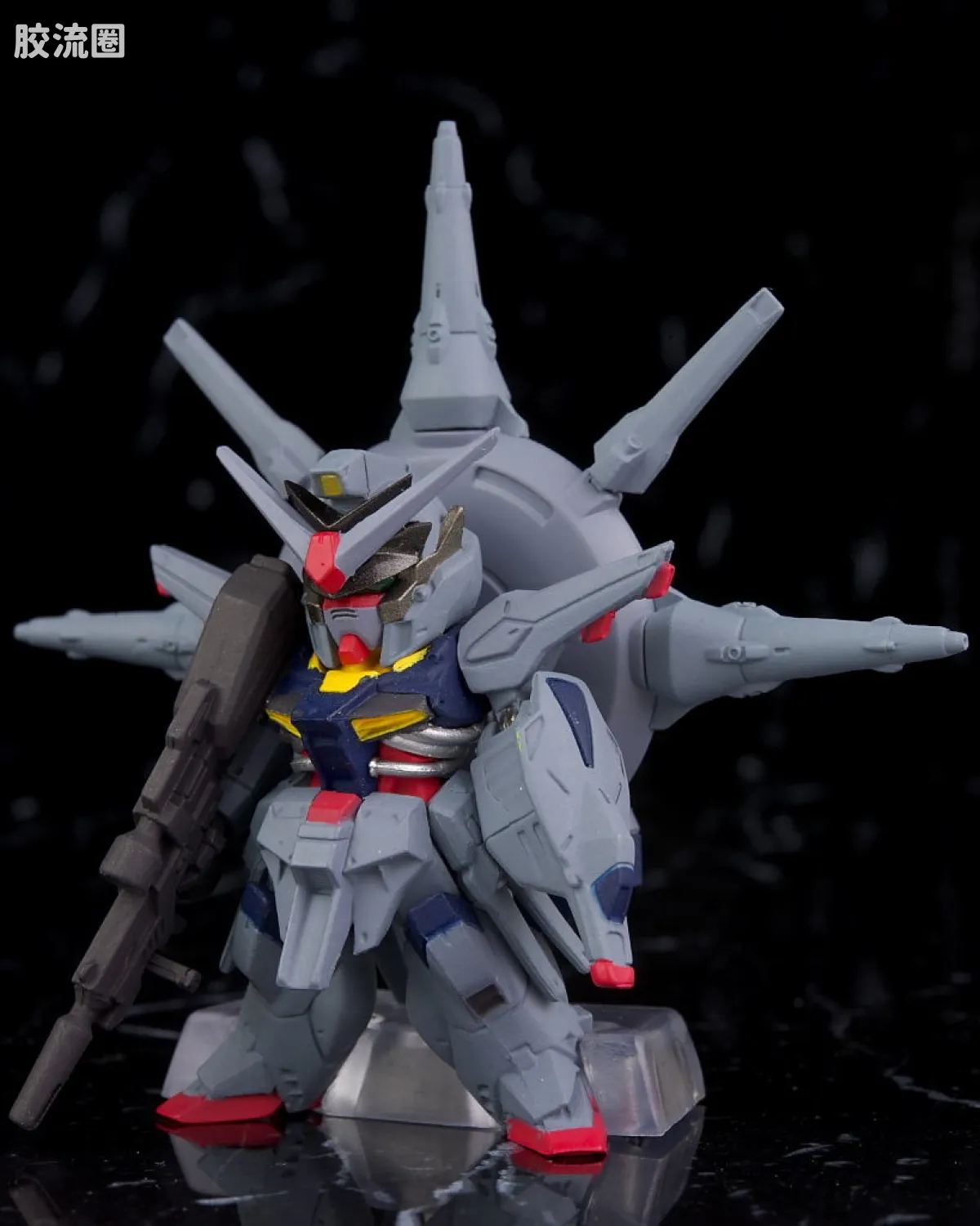 新FW系列食玩 GUNDAM CONVERGE SP SP-07 神意高达&自由高达 - 图片