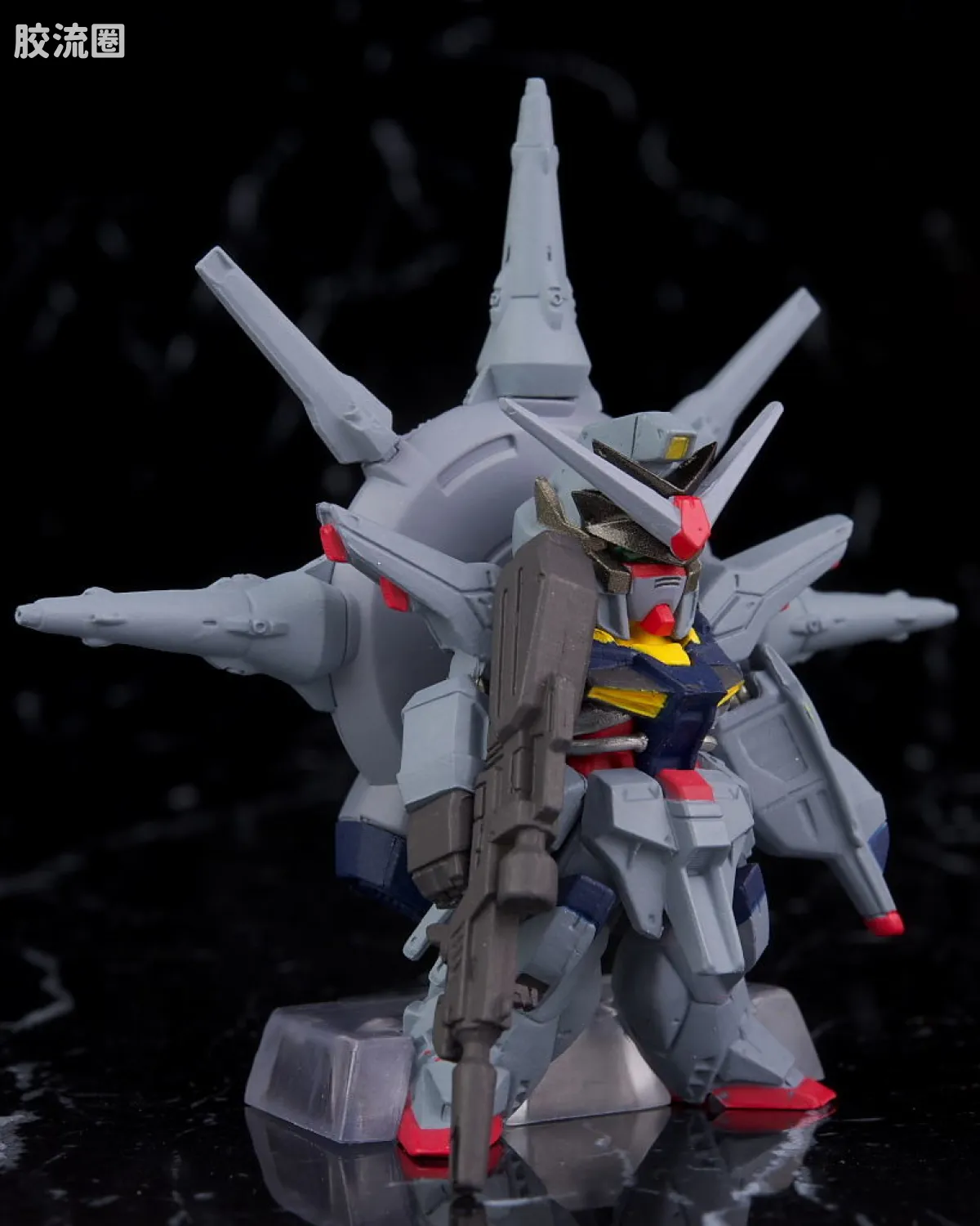 新FW系列食玩 GUNDAM CONVERGE SP SP-07 神意高达&自由高达 - 图片