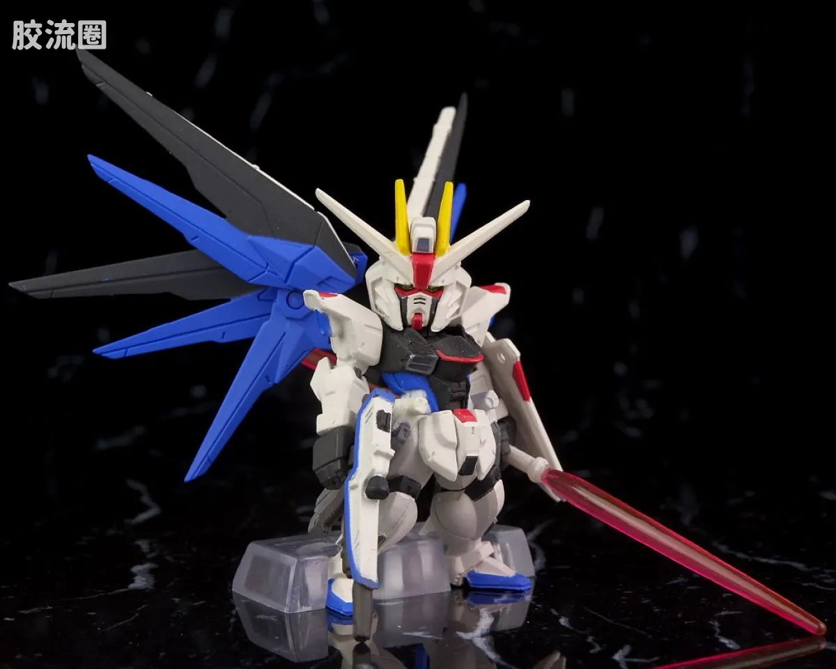 新FW系列食玩 GUNDAM CONVERGE SP SP-07 神意高达&自由高达 - 图片