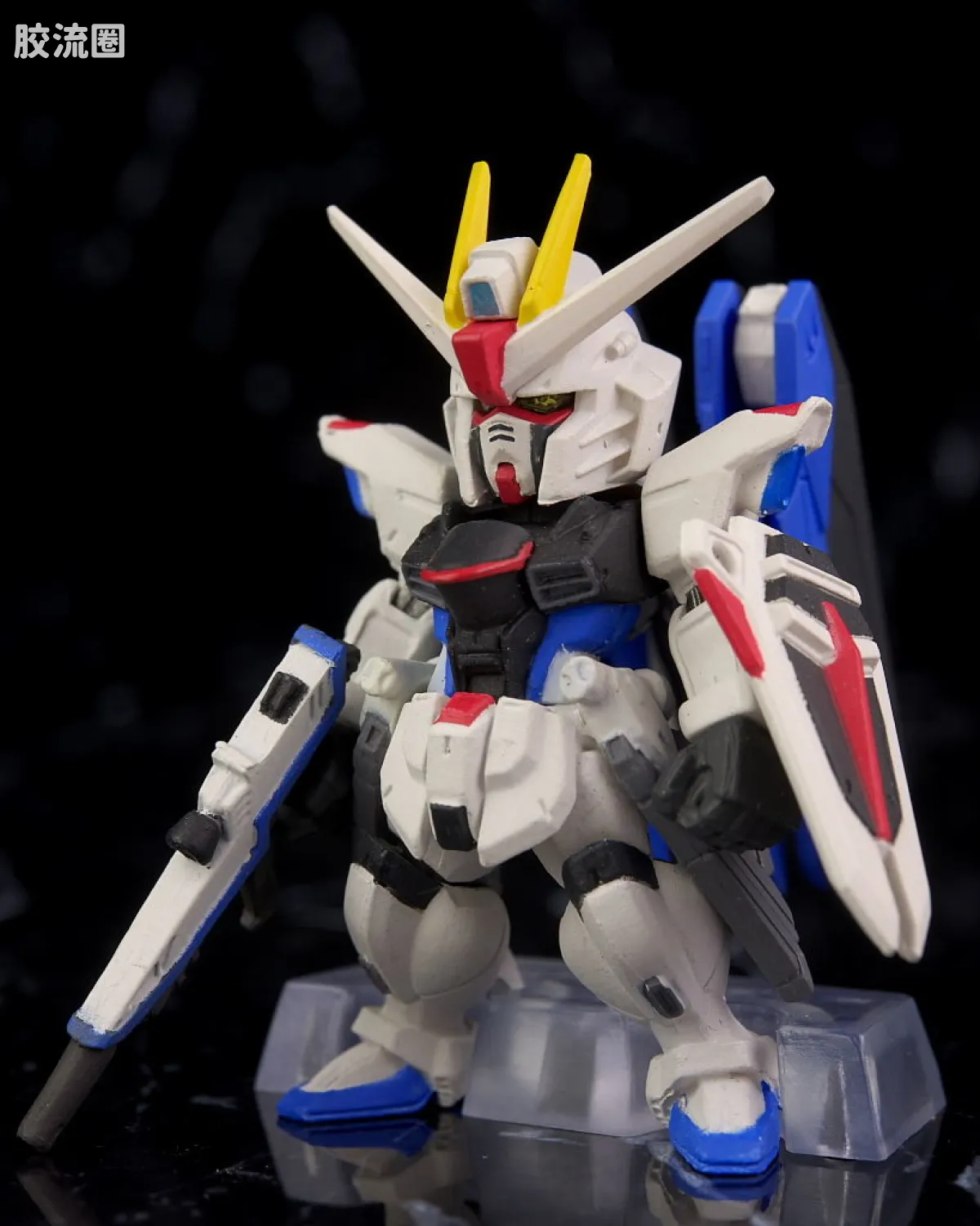 新FW系列食玩 GUNDAM CONVERGE SP SP-07 神意高达&自由高达 - 图片