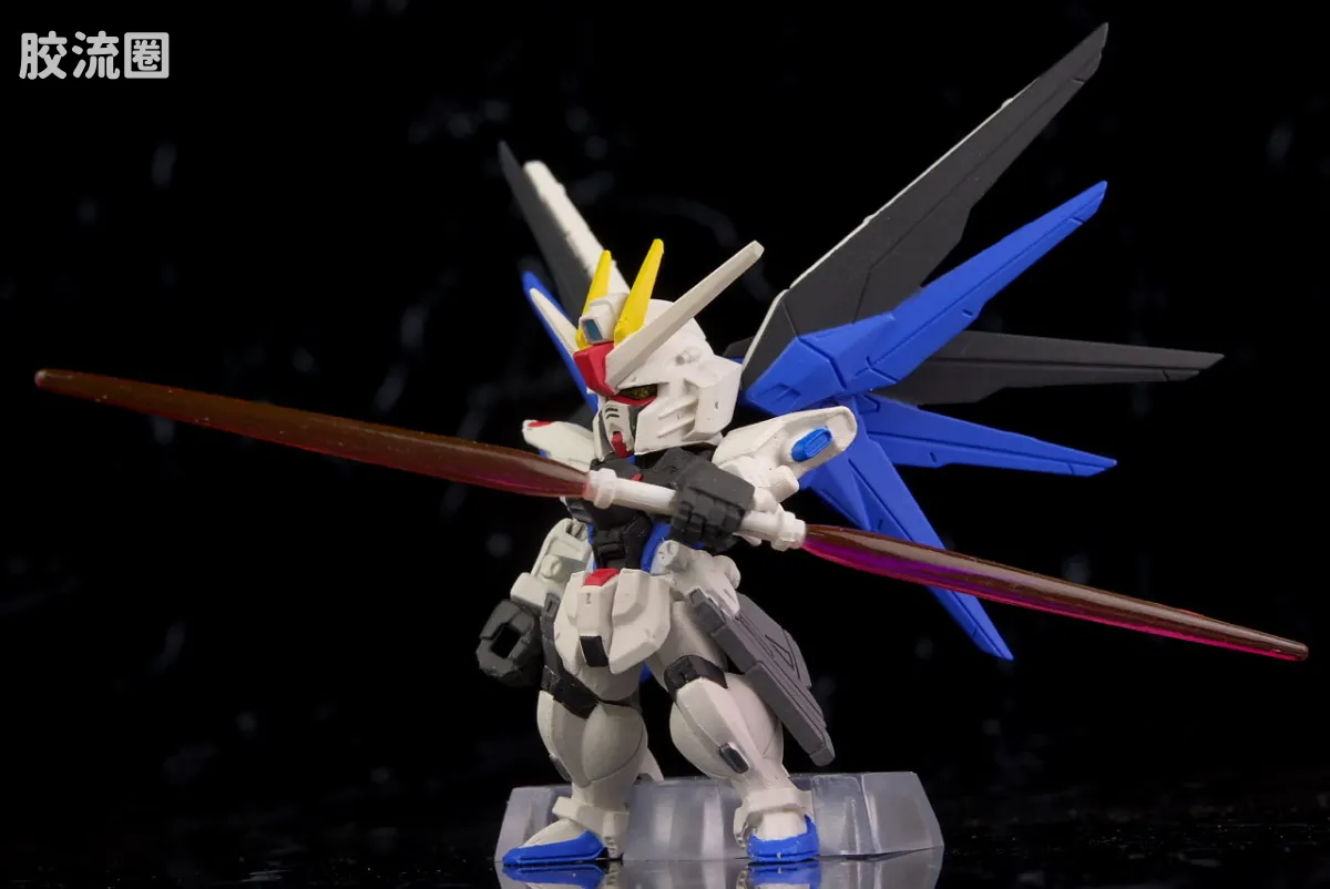 新FW系列食玩 GUNDAM CONVERGE SP SP-07 神意高达&自由高达 - 图片