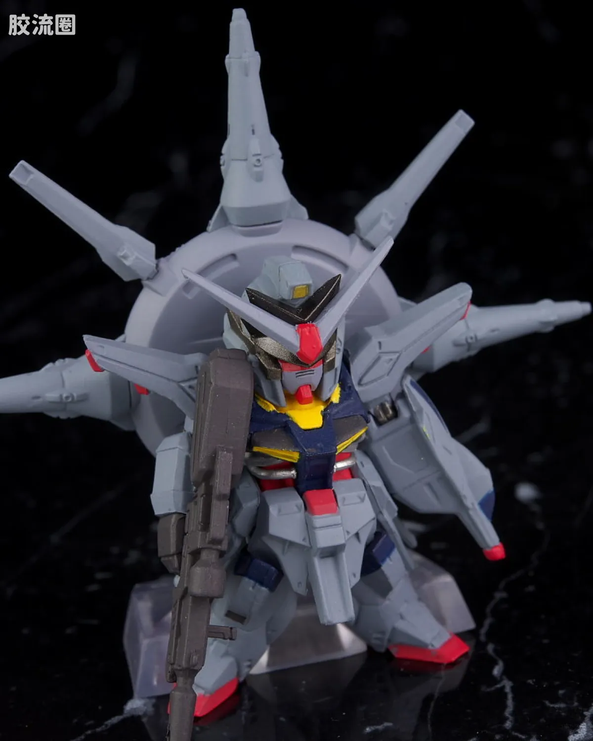 新FW系列食玩 GUNDAM CONVERGE SP SP-07 神意高达&自由高达 - 图片