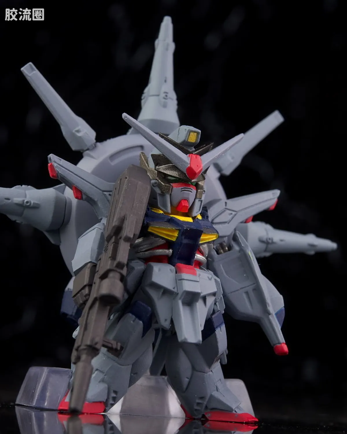 新FW系列食玩 GUNDAM CONVERGE SP SP-07 神意高达&自由高达 - 图片