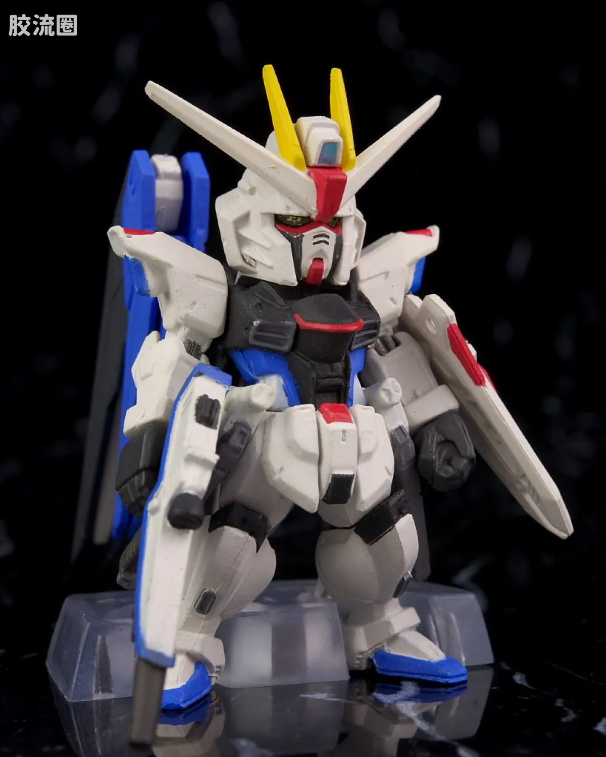 新FW系列食玩 GUNDAM CONVERGE SP SP-07 神意高达&自由高达 - 图片