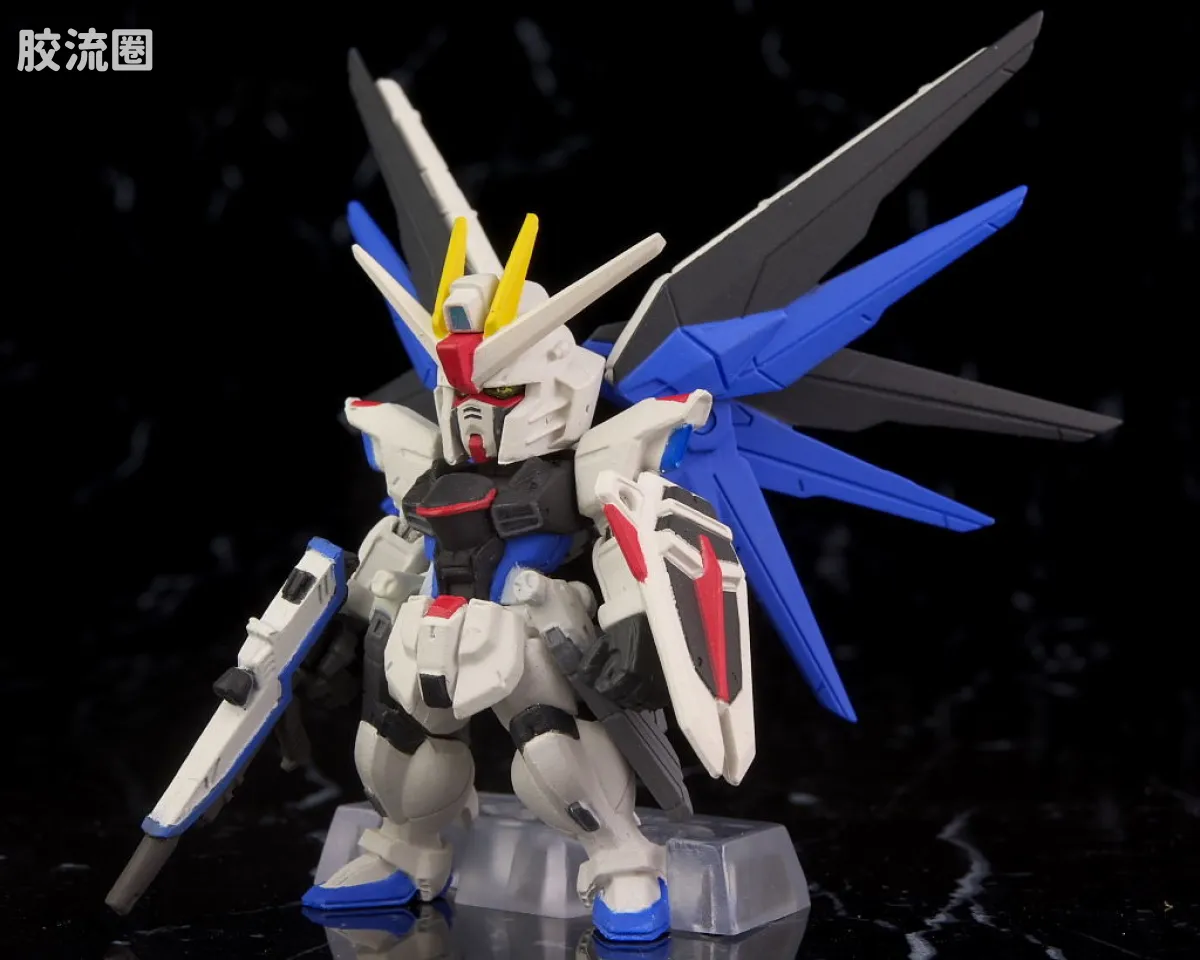 新FW系列食玩 GUNDAM CONVERGE SP SP-07 神意高达&自由高达 - 图片