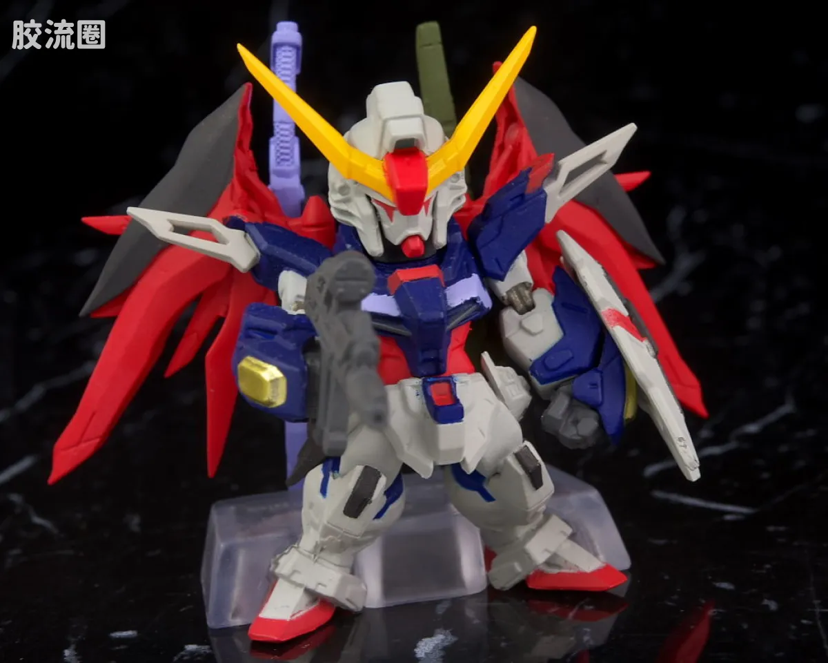 新FW系列食玩 GUNDAM CONVERGE SP SP-08 无限正义高达&命运高达 - 图片