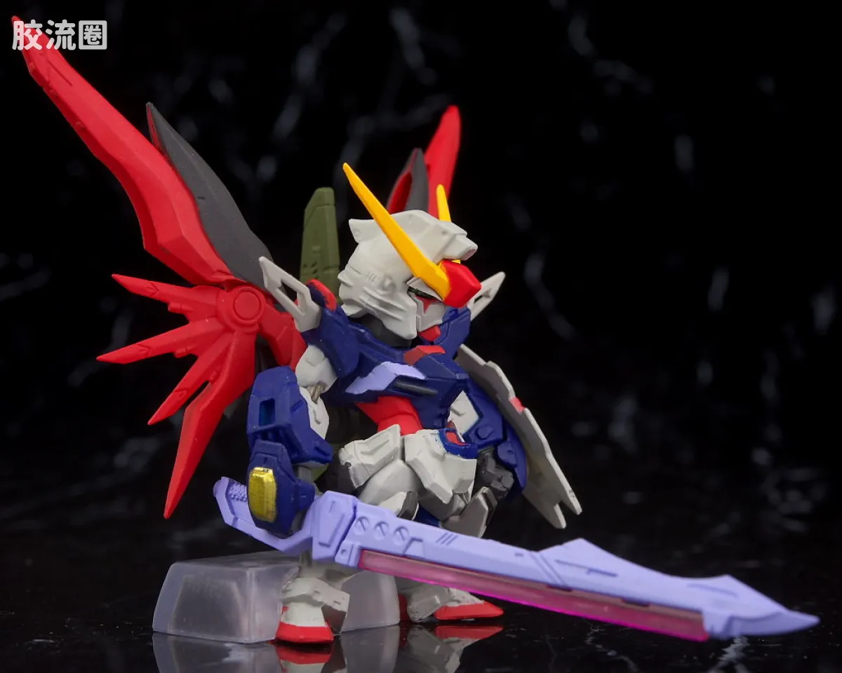 新FW系列食玩 GUNDAM CONVERGE SP SP-08 无限正义高达&命运高达 - 图片