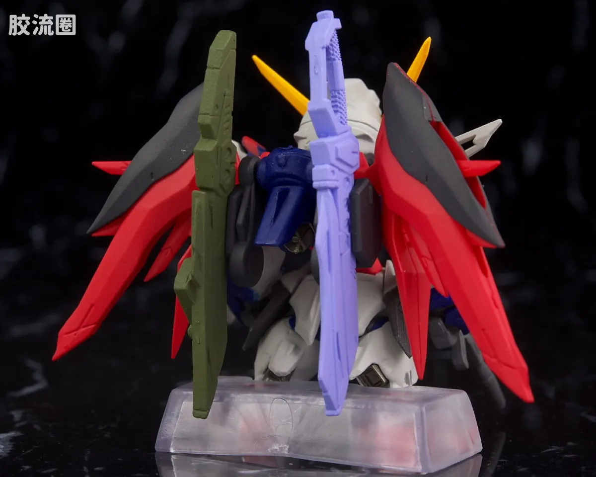 新FW系列食玩 GUNDAM CONVERGE SP SP-08 无限正义高达&命运高达 - 图片
