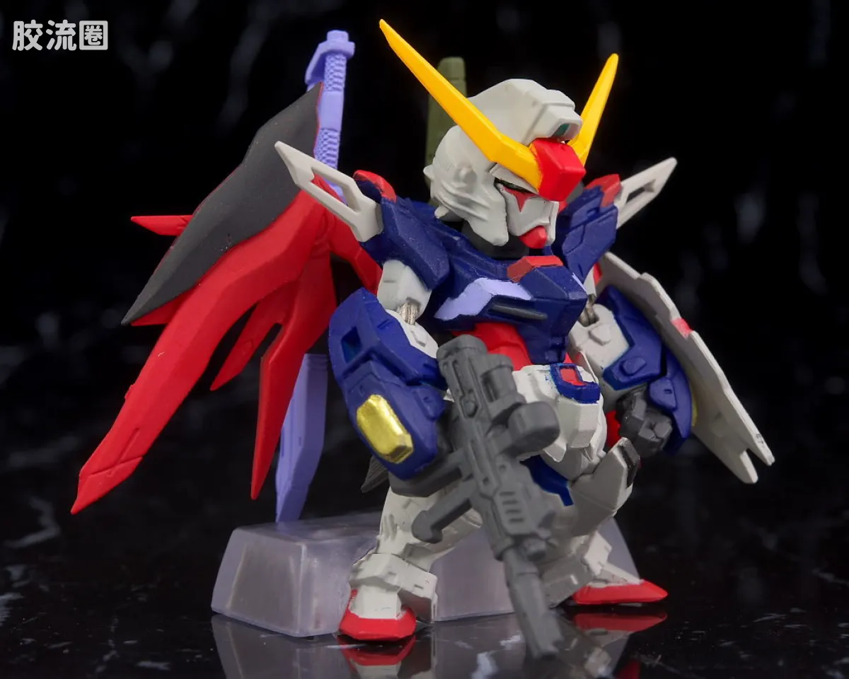 新FW系列食玩 GUNDAM CONVERGE SP SP-08 无限正义高达&命运高达 - 图片