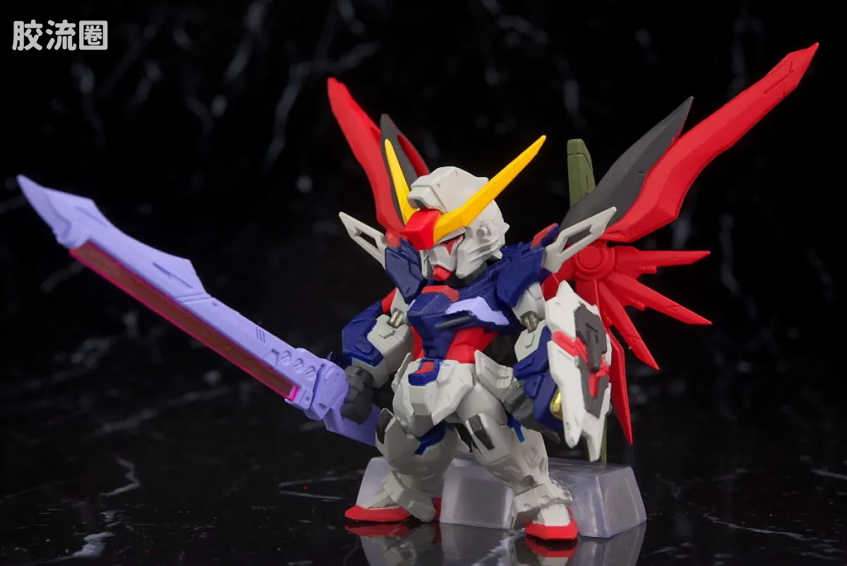 新FW系列食玩 GUNDAM CONVERGE SP SP-08 无限正义高达&命运高达 - 图片
