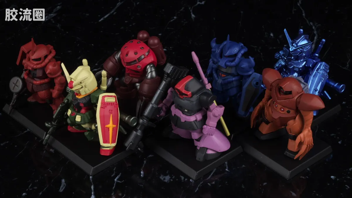 新FW系列食玩 GUNDAM CONVERGE 限定&特别版 机动战士高达 剧场版配色 - 图片