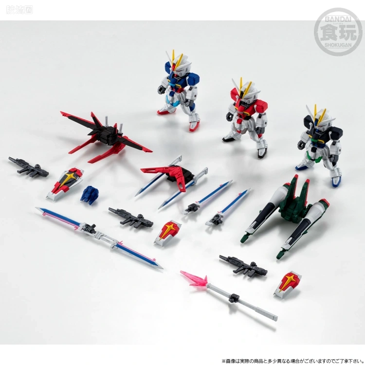 新FW系列食玩 GUNDAM CONVERGE 限定&特别版 脉冲高达 剪影套装 - 图片