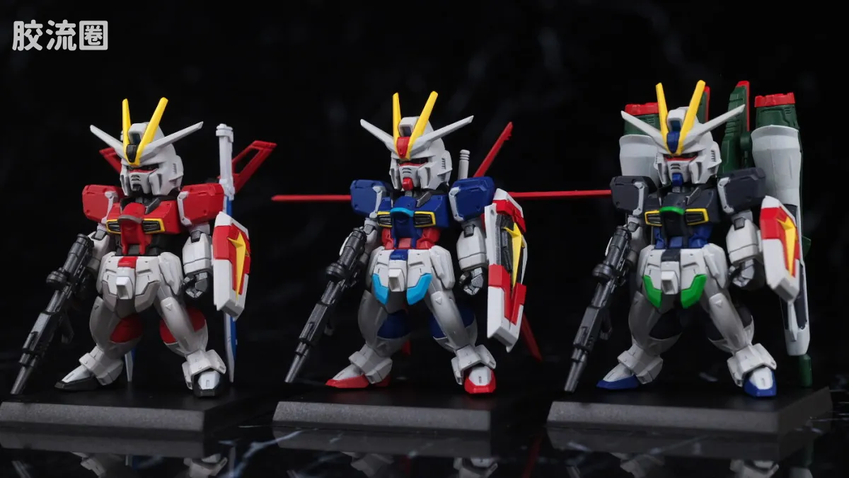 新FW系列食玩 GUNDAM CONVERGE 限定&特别版 脉冲高达 剪影套装 - 图片