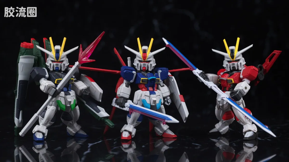 新FW系列食玩 GUNDAM CONVERGE 限定&特别版 脉冲高达 剪影套装 - 图片