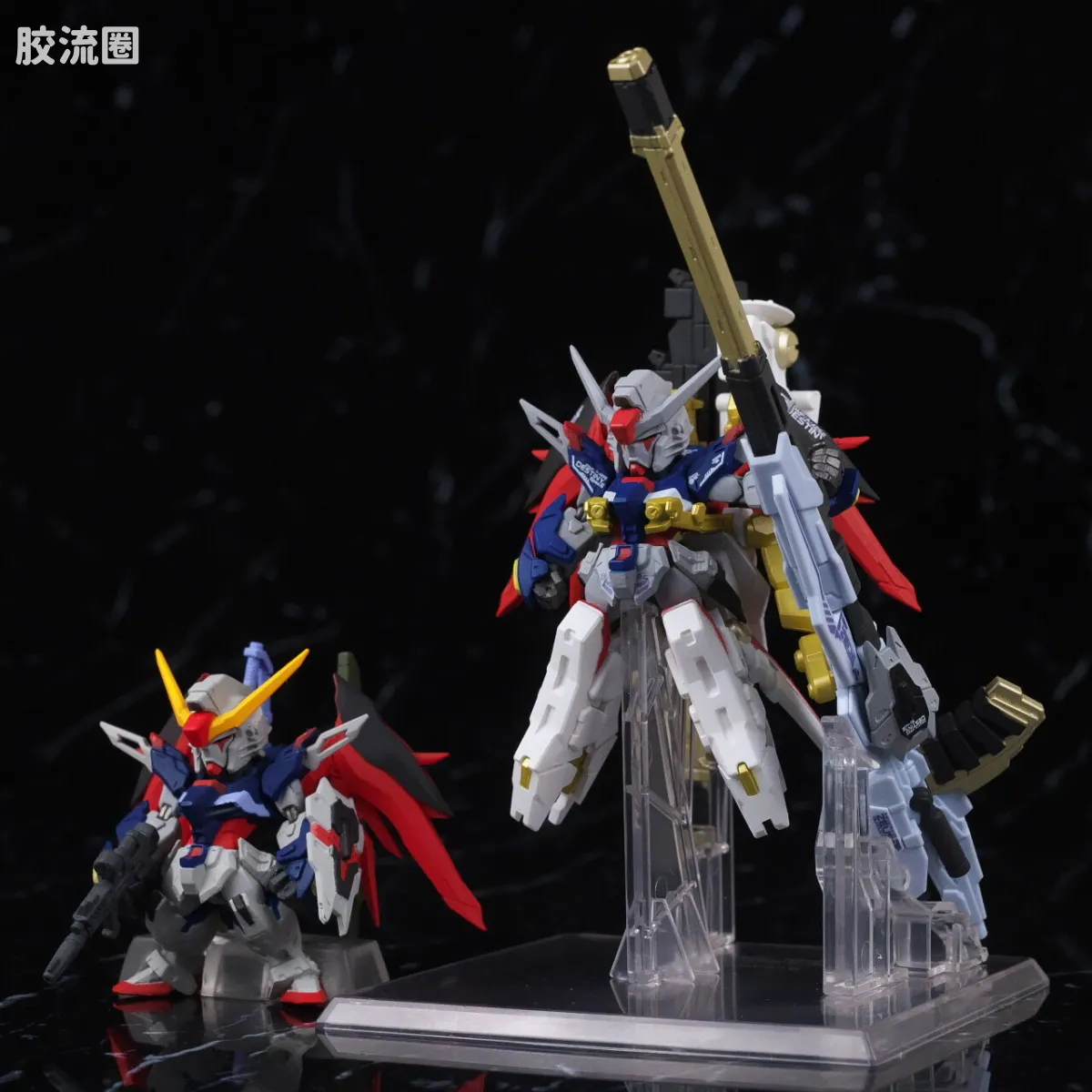 新FW系列食玩 GUNDAM CONVERGE 限定&特别版 命运高达 SpecII&宙斯魅影 - 图片