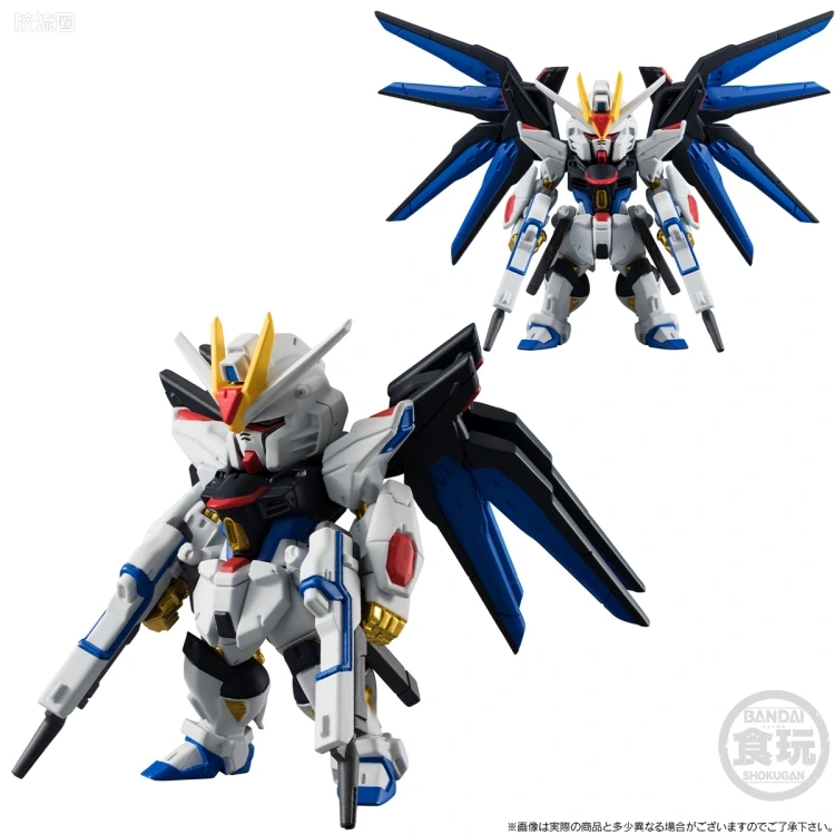 新FW系列食玩 GUNDAM CONVERGE CORE 机动战士高达SEED DESTINY 3机套装 - 图片