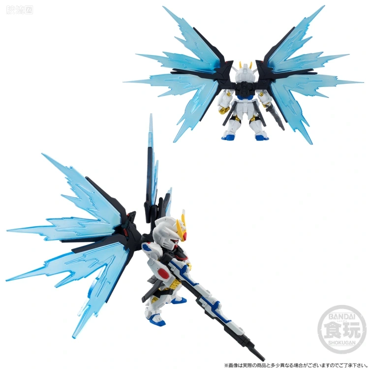 新FW系列食玩 GUNDAM CONVERGE CORE 机动战士高达SEED DESTINY 3机套装 - 图片