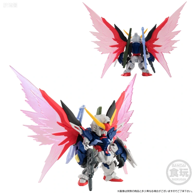 新FW系列食玩 GUNDAM CONVERGE CORE 机动战士高达SEED DESTINY 3机套装 - 图片