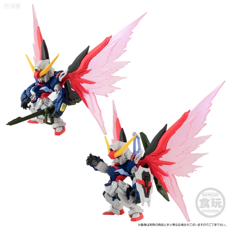 新FW系列食玩 GUNDAM CONVERGE CORE 机动战士高达SEED DESTINY 3机套装 - 图片