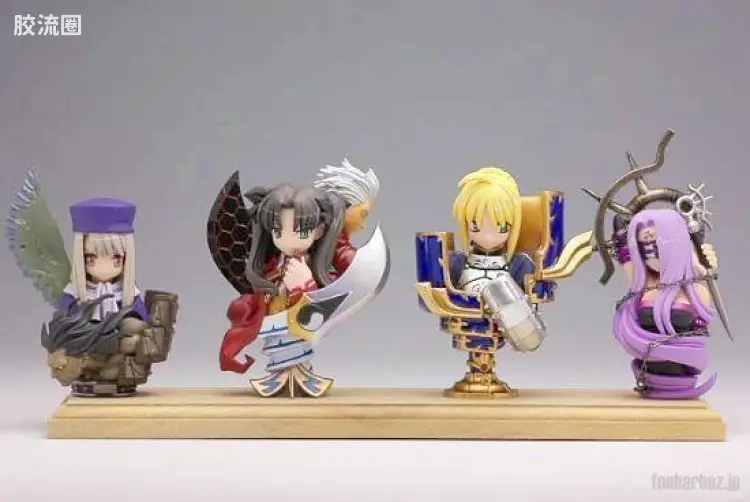海洋堂扭蛋盒蛋系列 萌系 FateStayNight胸像