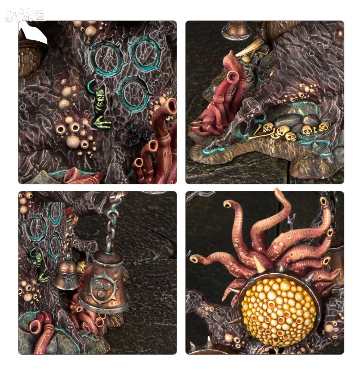 战锤40K Chaos Daemons 混沌恶魔 8版 纳垢 肮脏瘤口树 - 图片