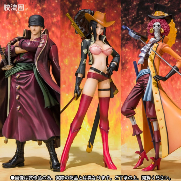 Figuarts ZERO 海贼王限定版 剧场版Z 決戦服Ver.套装（索隆，罗宾，布鲁克） - 图片