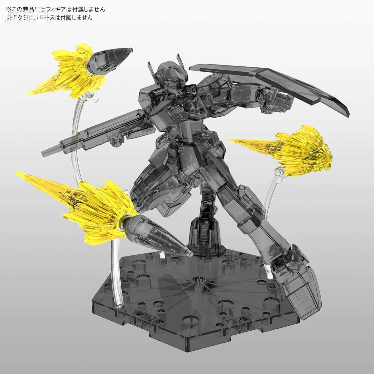 Figure-rise系列&其它万代人形拼装综合 Figure-rise Effect系列 喷射特效件 透明黄 - 图片